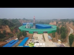 Mobil Rotary Kiln Tuğla Fabrikası Makinesini Kuru ve Yanmış Tuğlalar İçin